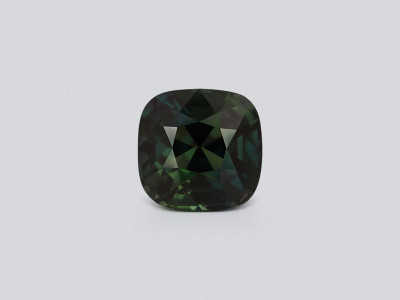Unheated green sapphire cushion cut  4.12 carats, Sri Lanka photo