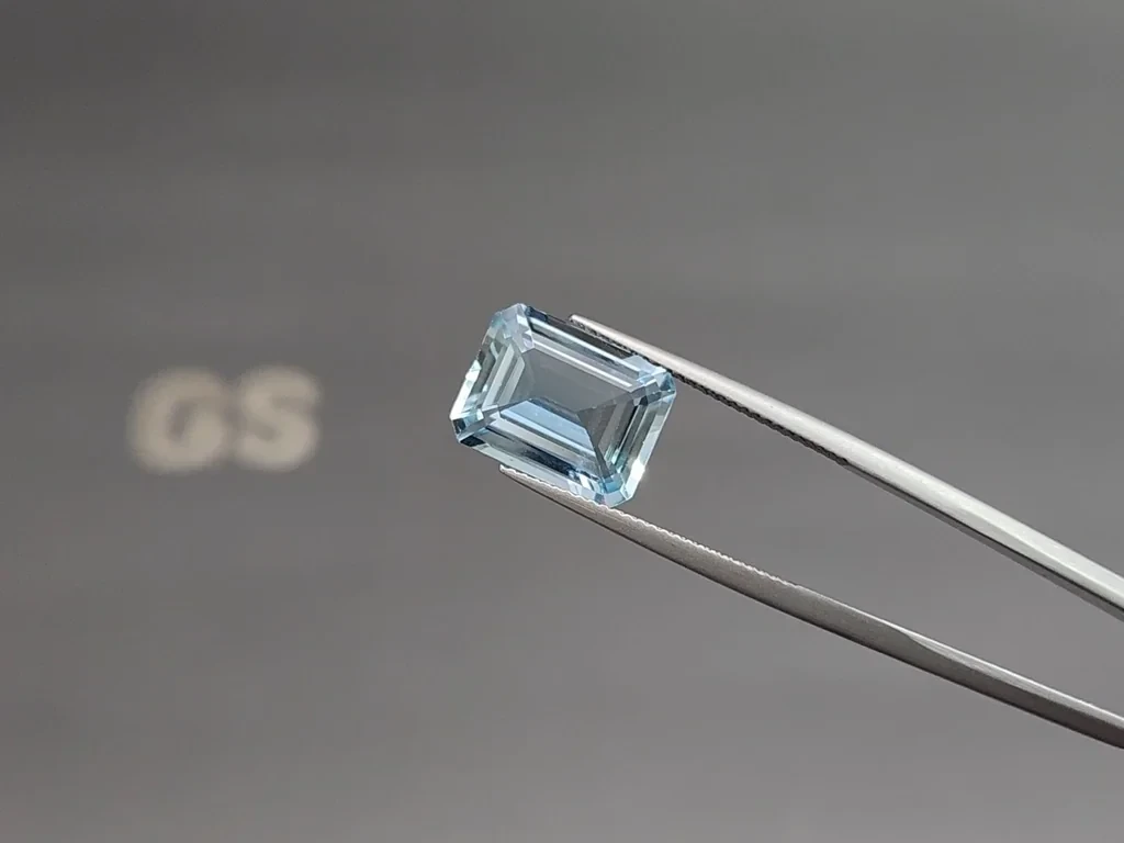 Aquamarine octagon cut 5.59 carats, Madagascar  Image №3