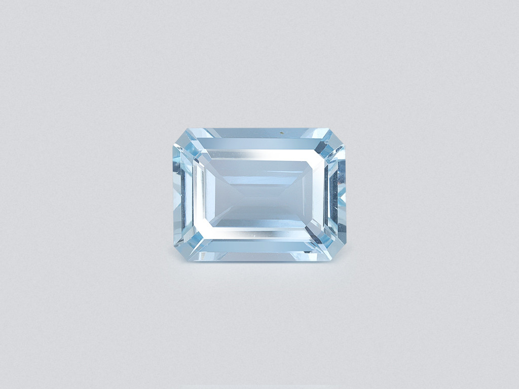 Aquamarine octagon cut 5.59 carats, Madagascar  Image №1