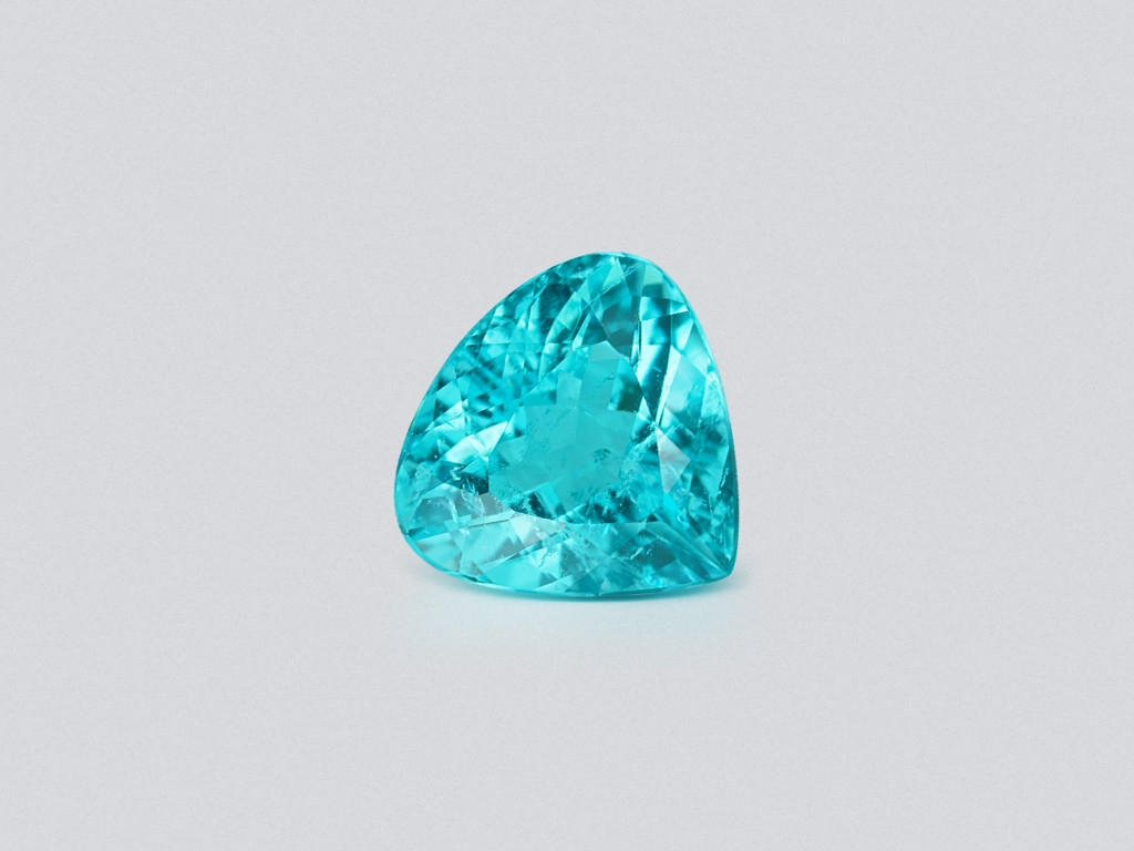 Neon blue Paraiba tourmaline in pear cut 3.25 carats, Mozambique Image №1