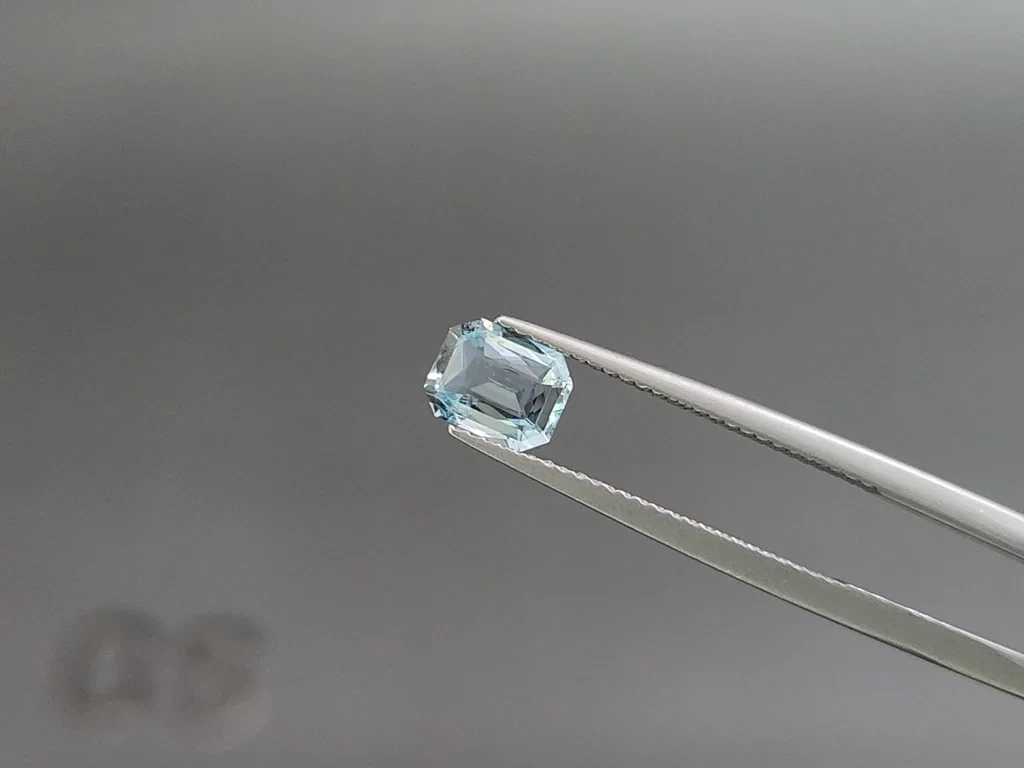 Set of aquamarines octagon cut 1.46 carats, Madagascar Image №2