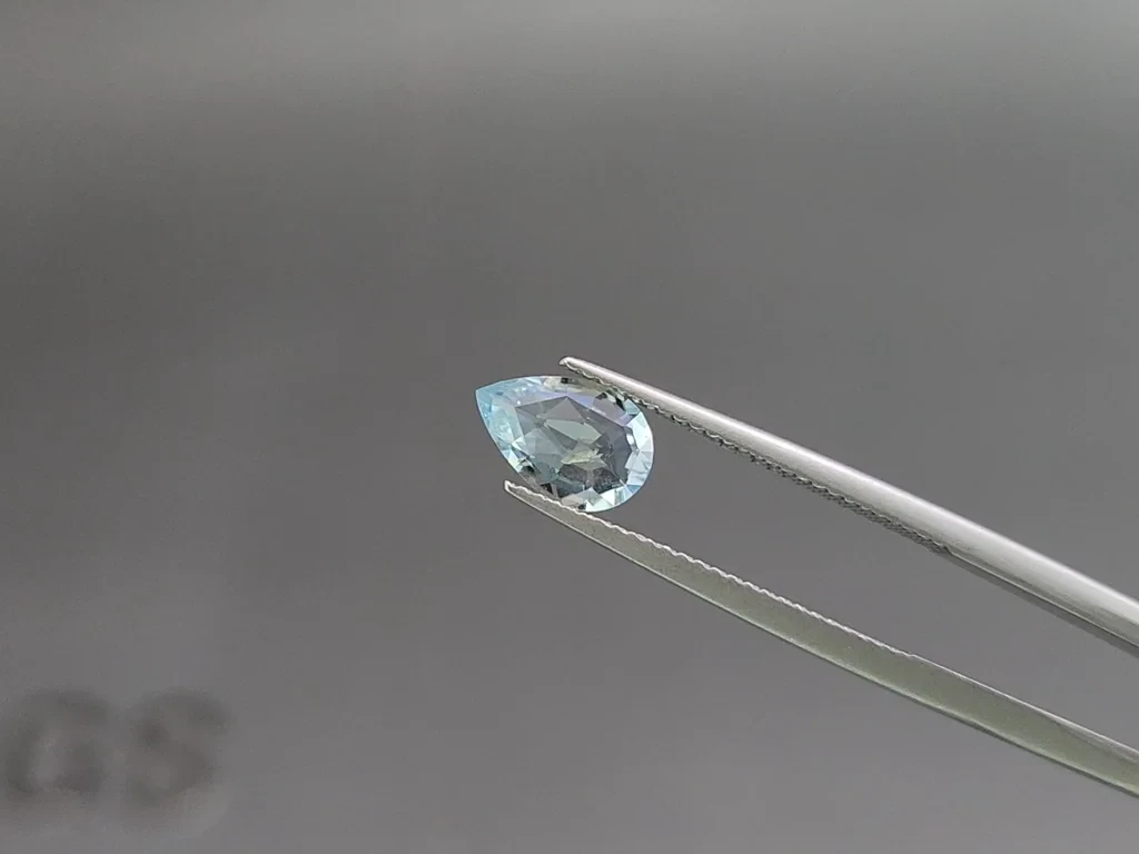Set of aquamarines in pear cut 2.72 carats, Madagascar Image №4