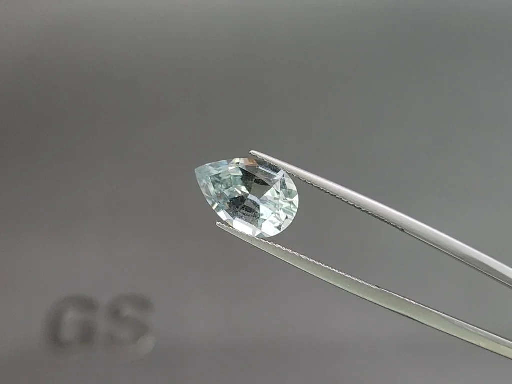 Set of aquamarines pear cut 7.33 carats, Madagascar Image №3