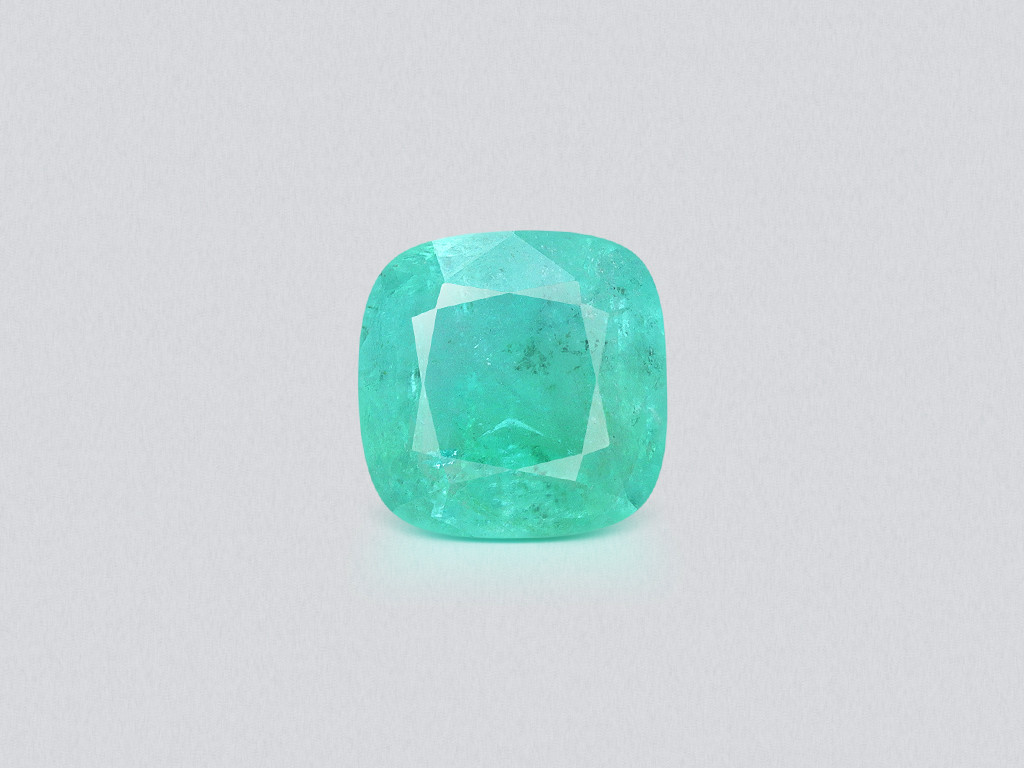 Neon Paraíba tourmaline cushion cut 4.70 carats, Mozambique Image №1