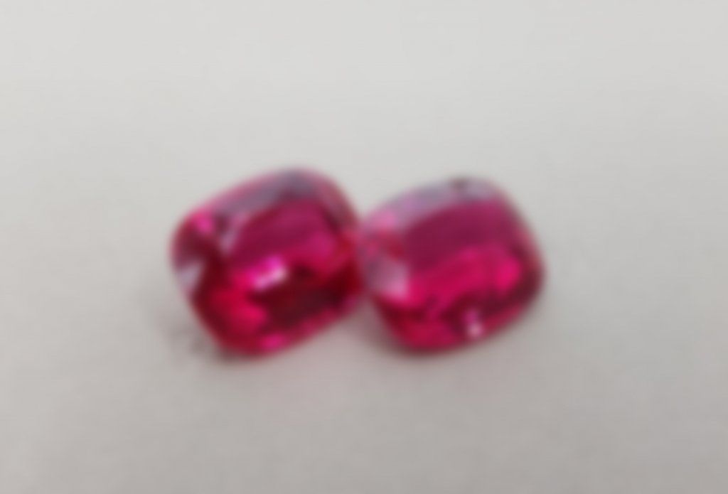 Red pair spinel Mahenge 35+ ct. Gübelin: Tanzania Image №2