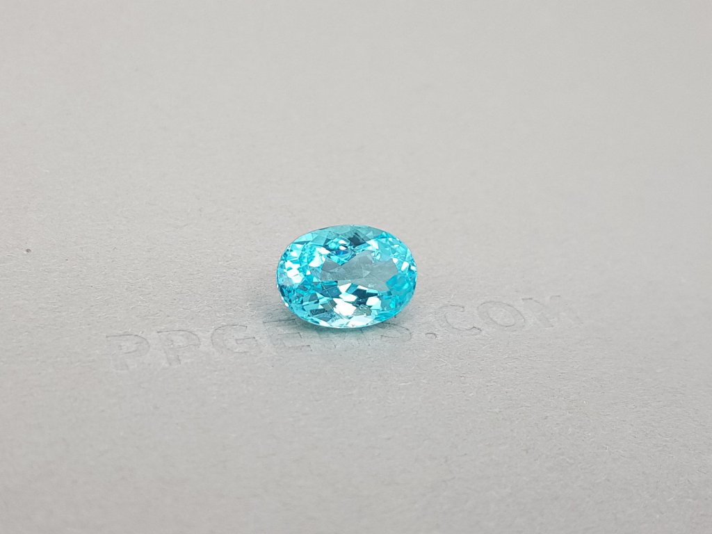 Pure blue Paraiba tourmaline 3.99 ct, GIA Image №2