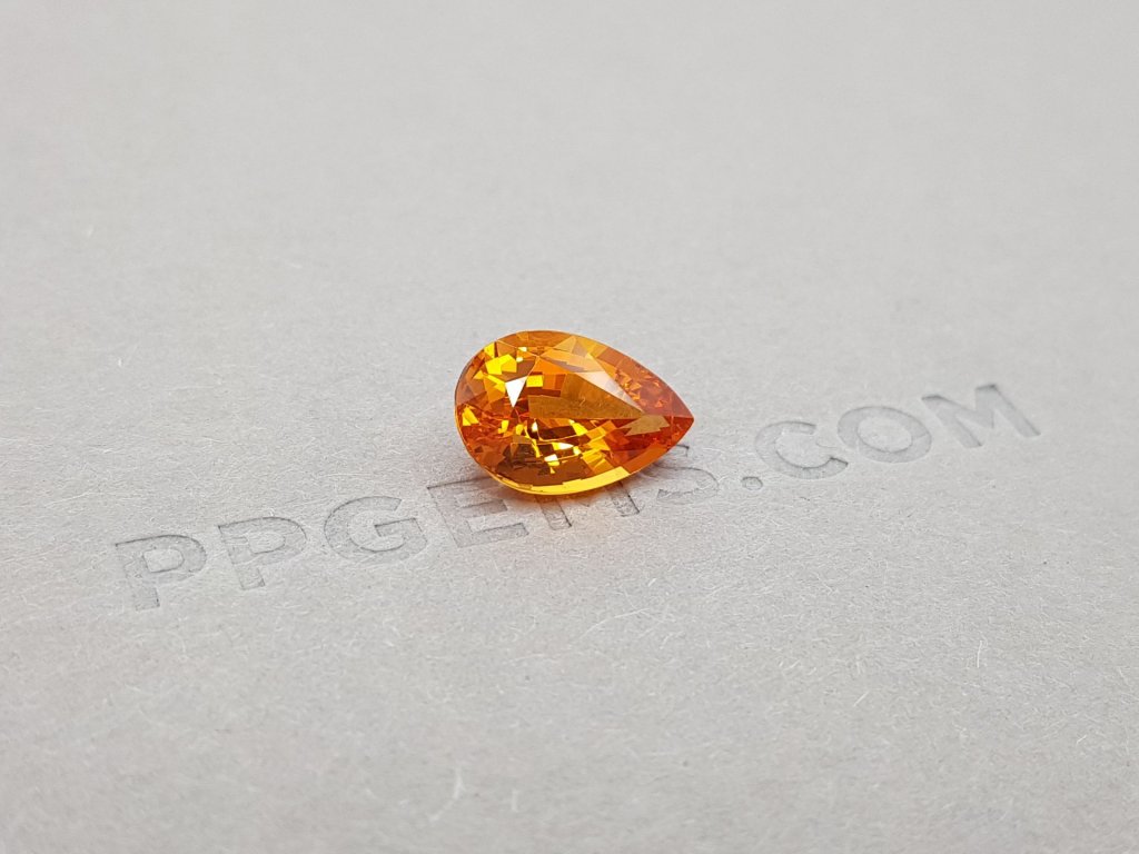 Spessartine pear cut 5.11 ct Image №3