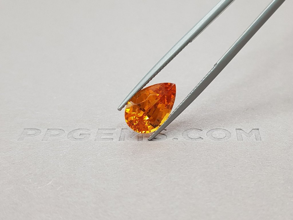 Spessartine pear cut 5.11 ct Image №4