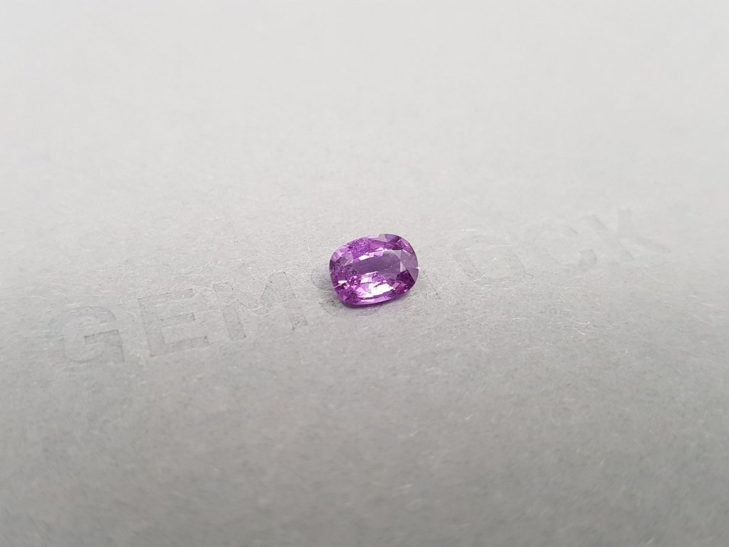 Unheated cushion cut violet sapphire 1.02 ct, Madagascar, Image №2
