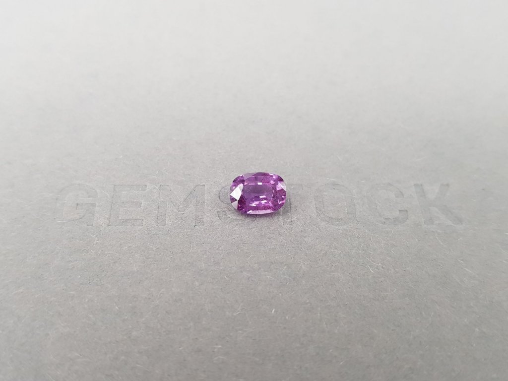 Unheated cushion cut violet sapphire 1.02 ct, Madagascar, Image №1