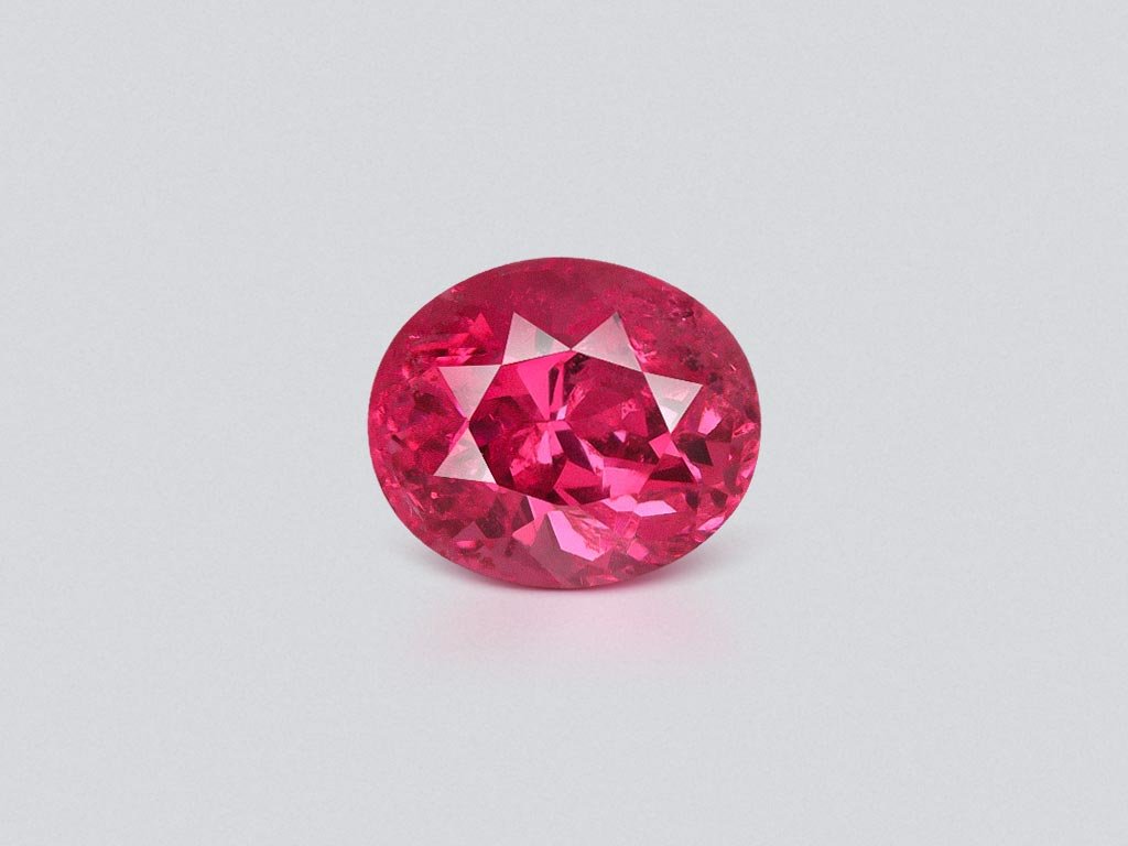 Spinel Mahenge hot pink oval cut 1.98 carats, Tanzania Image №1