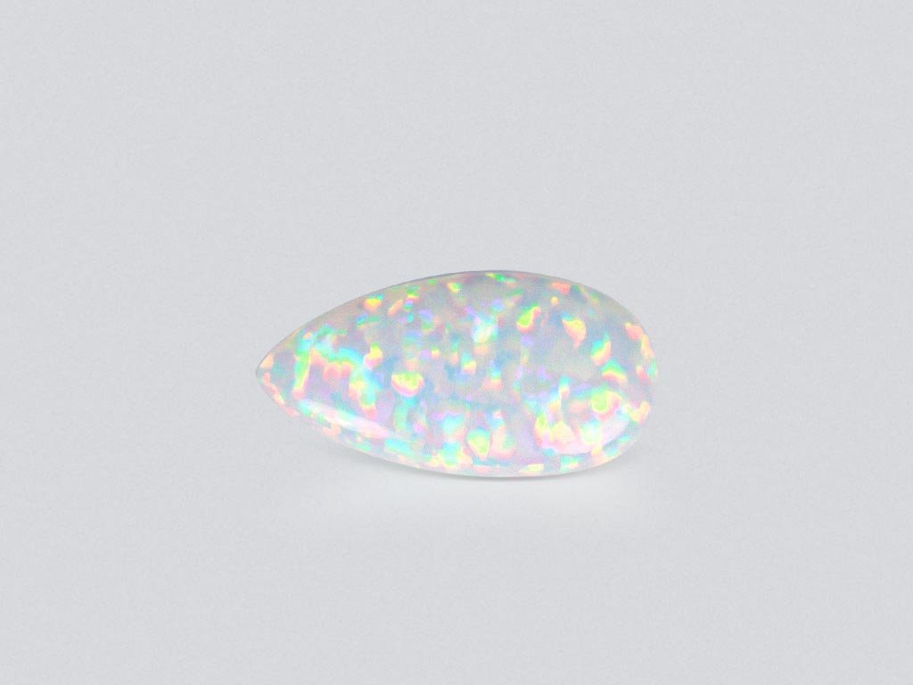 Large white opal pear cut 79.30 carats, Ethiopia Image №1