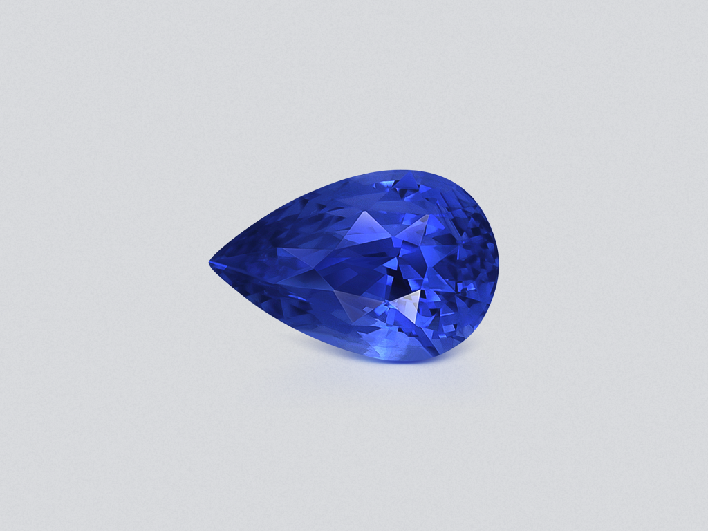 Sapphire Cornflower Blue pear cut  2.07 carats, Sri Lanka Image №1