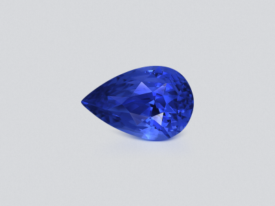 Sapphire Cornflower Blue pear cut  2.07 carats, Sri Lanka photo