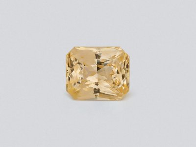 Pastel Yellow radiant cut sapphire 1.60ct, Sri Lanka  photo