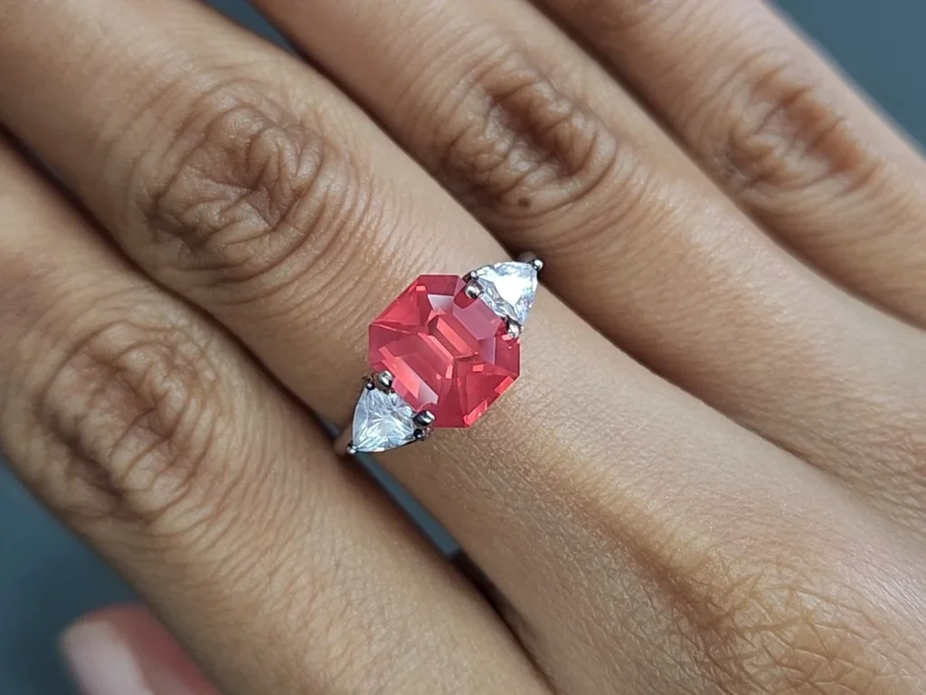 Spinel Mahenge milky octagon cut 3.02 carats, Tanzania Image №5