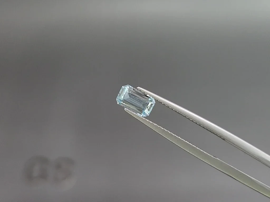 Set of aquamarines octagon cut 1.40 carats, Madagascar Image №2