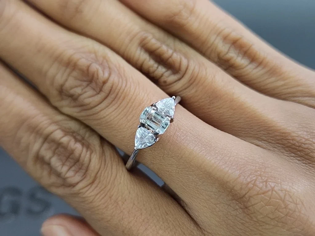 Aquamarine octagon cut 0.53 carats, Madagascar  Image №5