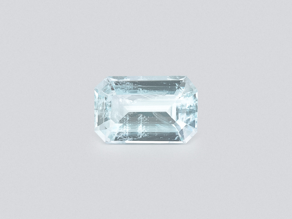 Aquamarine octagon cut 0.53 carats, Madagascar  Image №1
