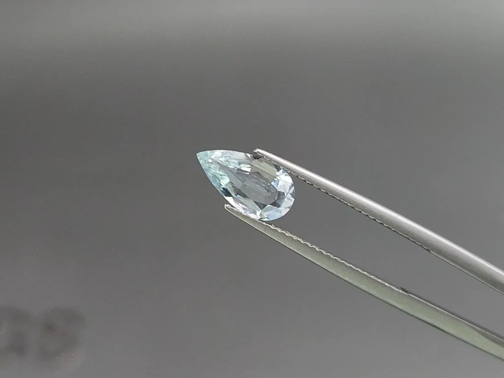 Set of aquamarines in pear cut 2.63 carats, Madagascar Image №3