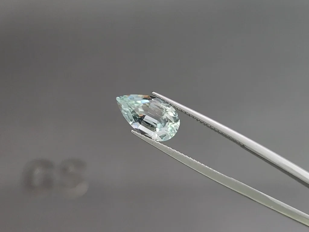 Set of aquamarines pear cut 7.18 carats, Madagascar Image №3