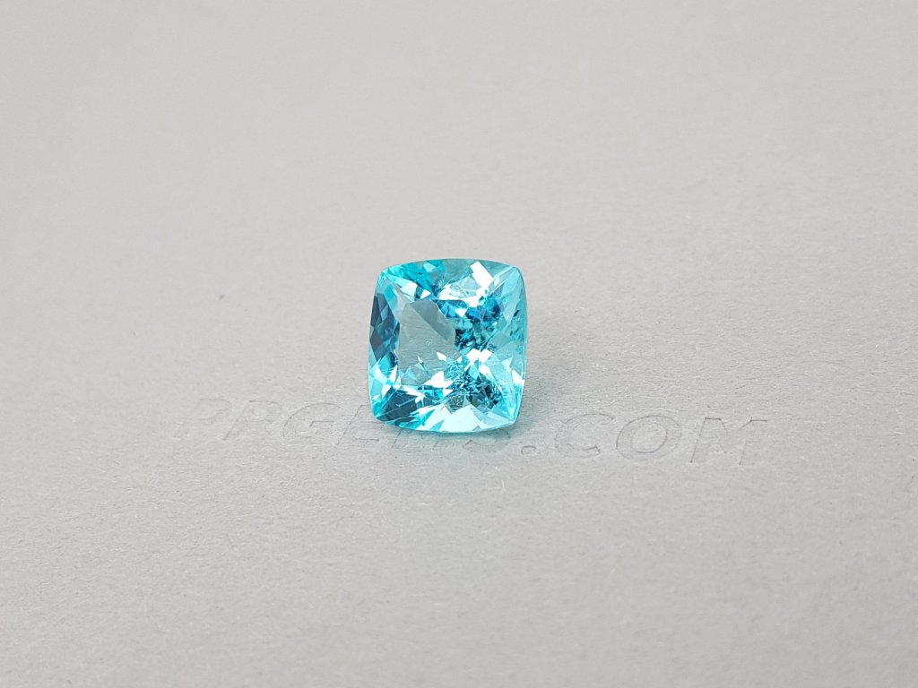 Cushion cut neon paraiba tourmaline 5.62 ct, GIA Image №3