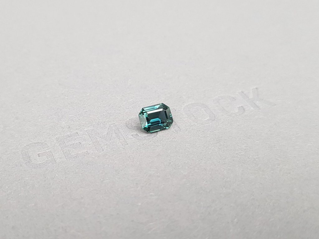 Unheated teal color sapphire 1.00 ct, Madagascar Image №2