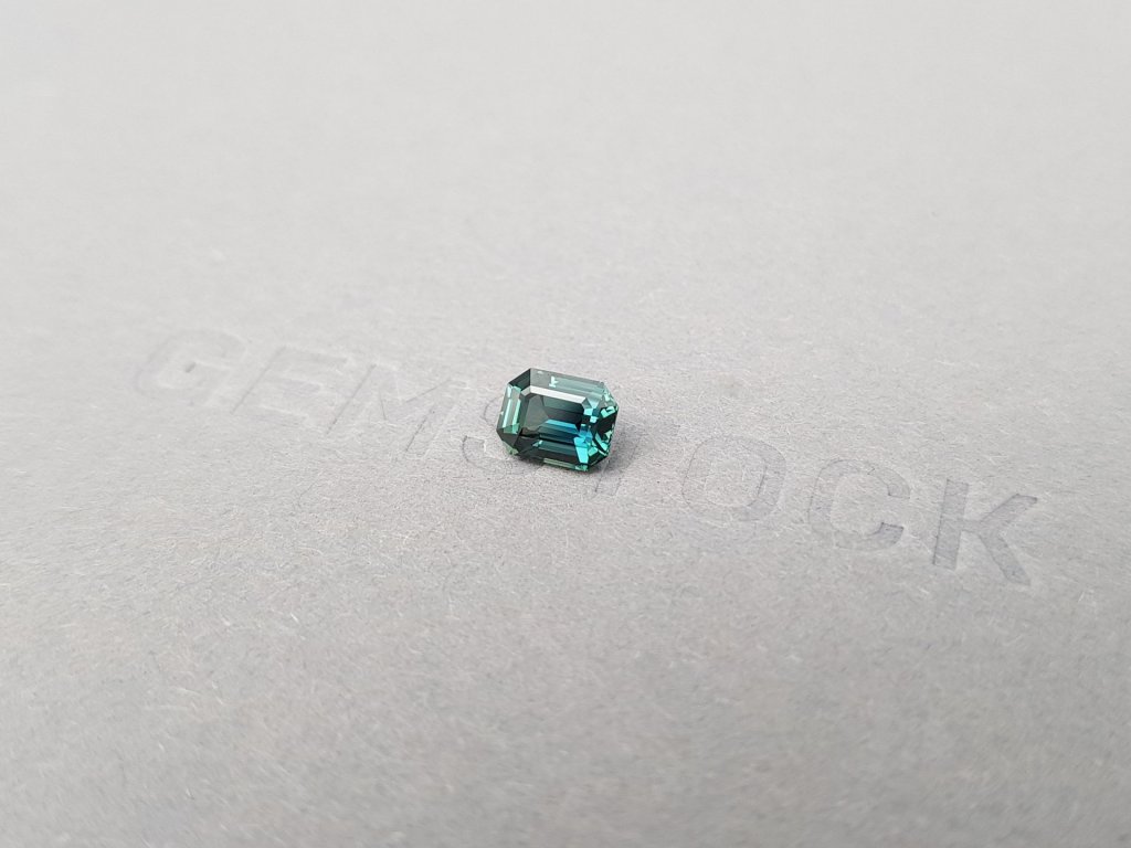 Unheated teal color sapphire 1.00 ct, Madagascar Image №3