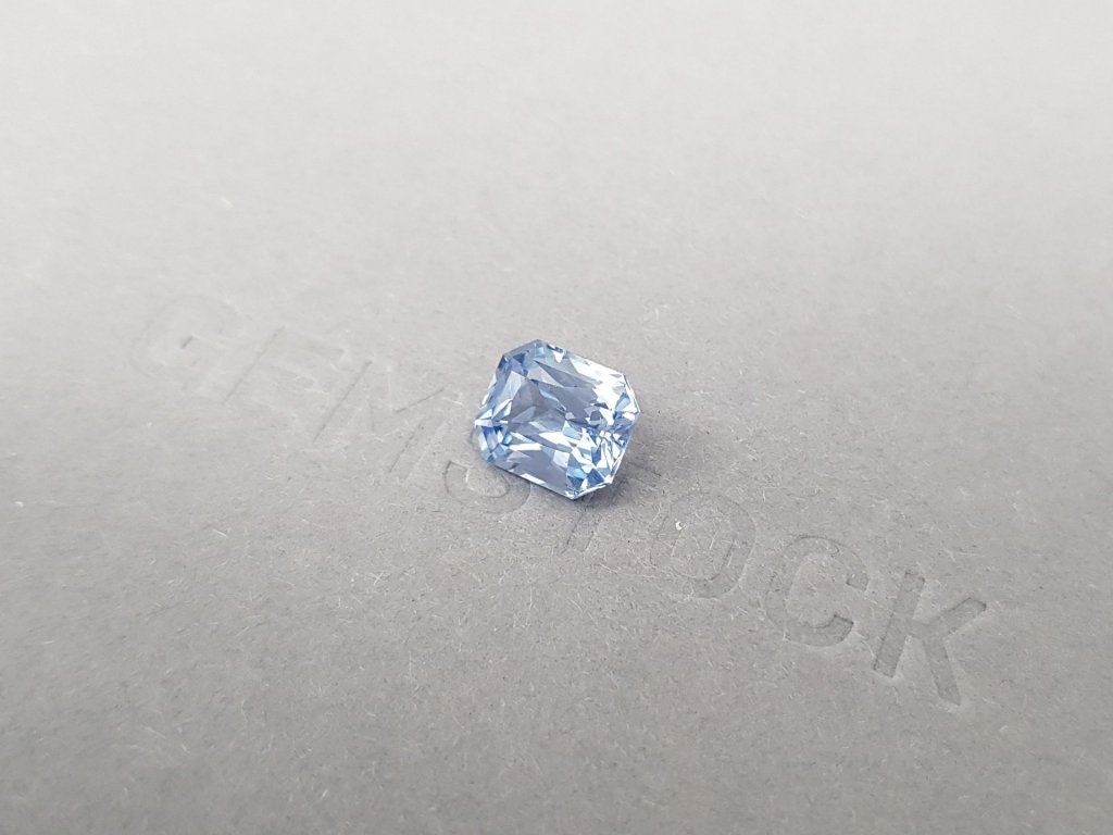 Pastel blue unheated sapphire 3.04 ct, Sri Lanka Image №3