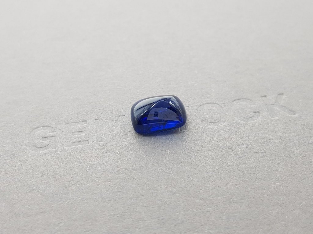 Unheated Royal blue sapphire in sugar loaf 5.37 ct, Burma Image №3
