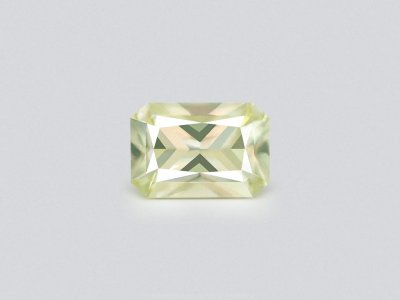 Untreated radiant-cut yellow sapphire 1.11 carats, Madagascar photo