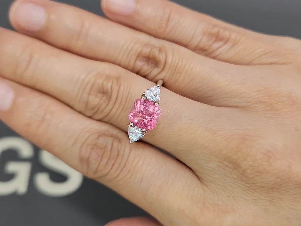 Pink spinel Mahenge radiant cut 3.08 carats, Tanzania Image №5