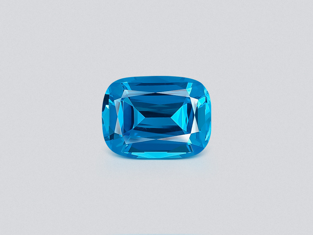 Topaz Vivid Swiss Blue cushion cut 15.11 carats, Brazil Image №1
