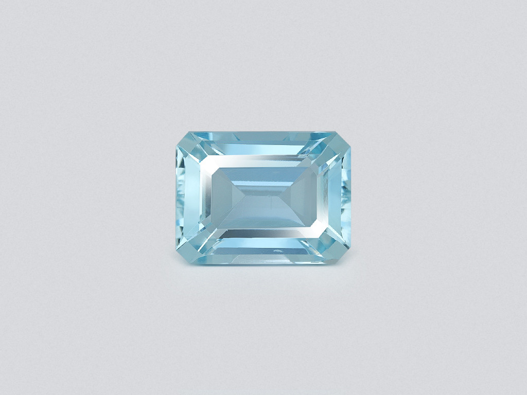 Aquamarine octagon cut 5.69 carats, Madagascar  Image №1
