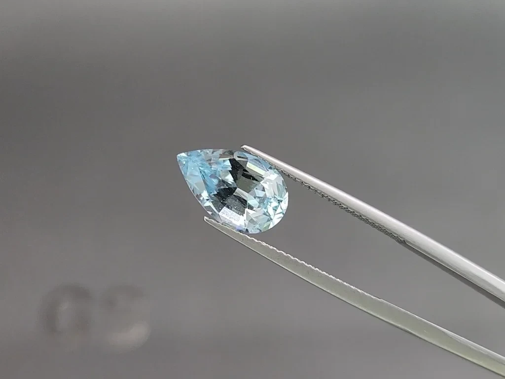 Set of aquamarines pear cut 6,51 carats, Madagascar Image №3