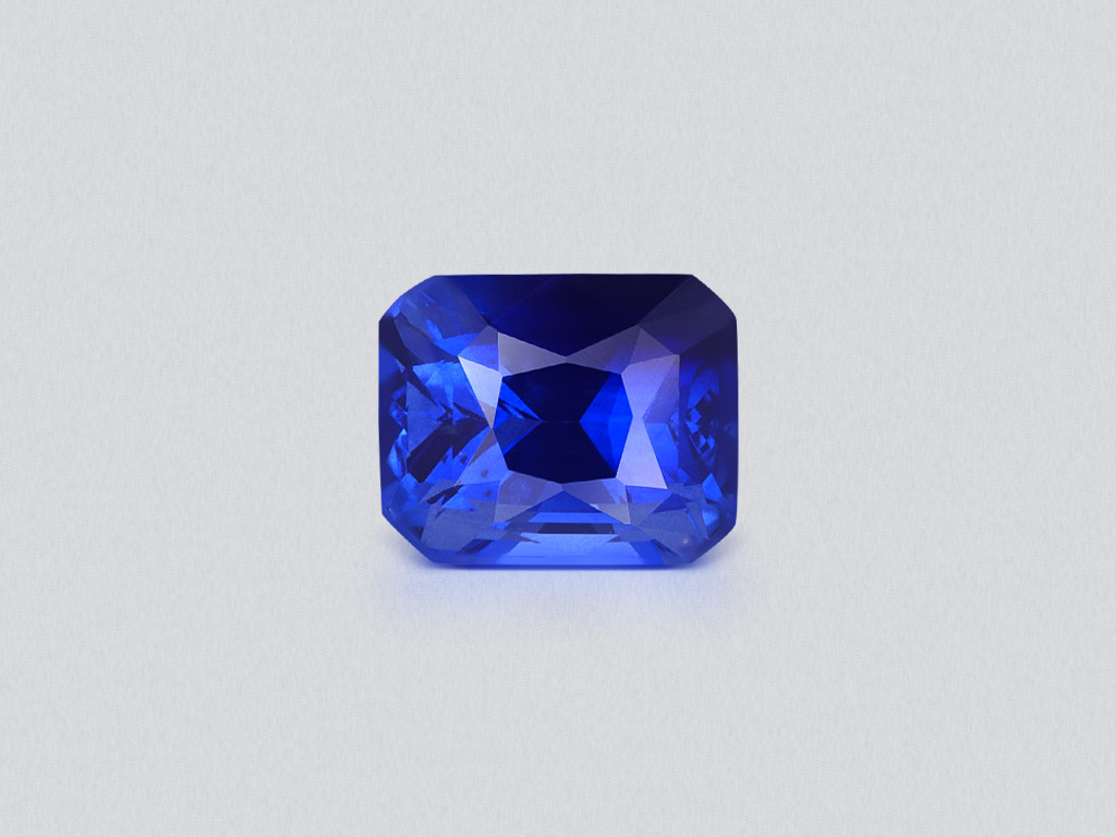 Sapphire Royal Blue octagon cut 1.05 carats, Sri Lanka Image №1