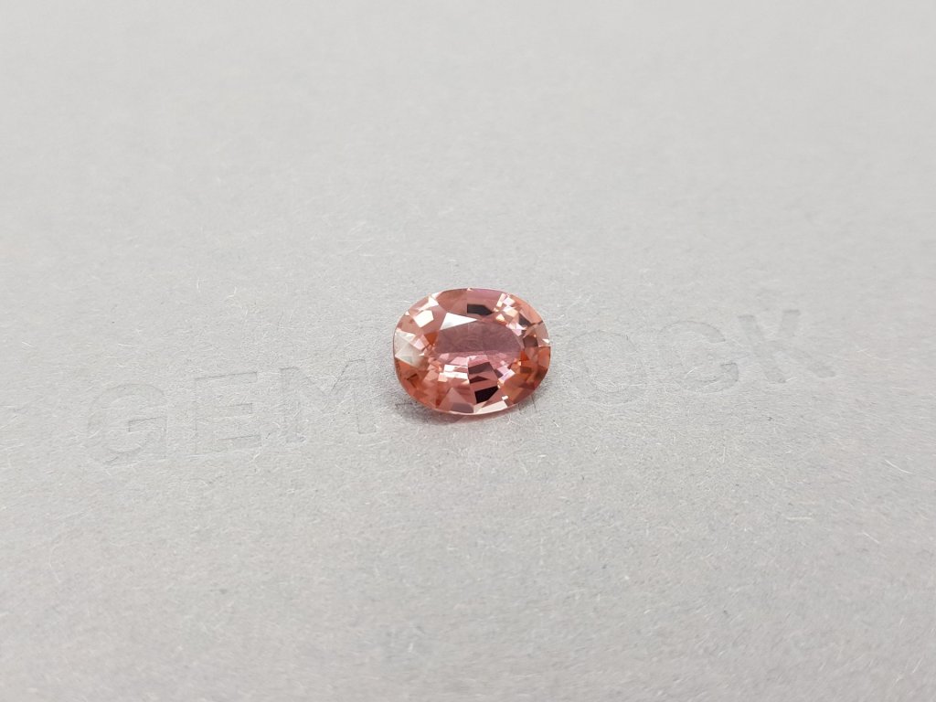 Orange-pink oval cut tourmaline 2.80 ct Image №3