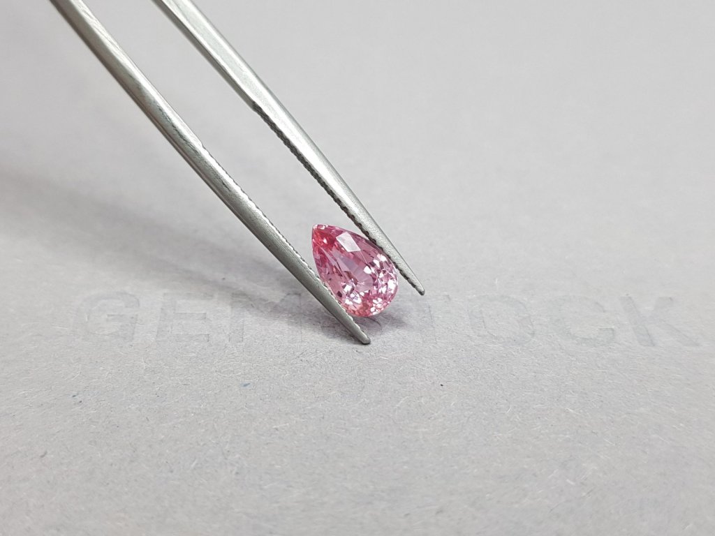 Padparadscha sapphire 1.52 ct pear cut, Madagascar Image №4