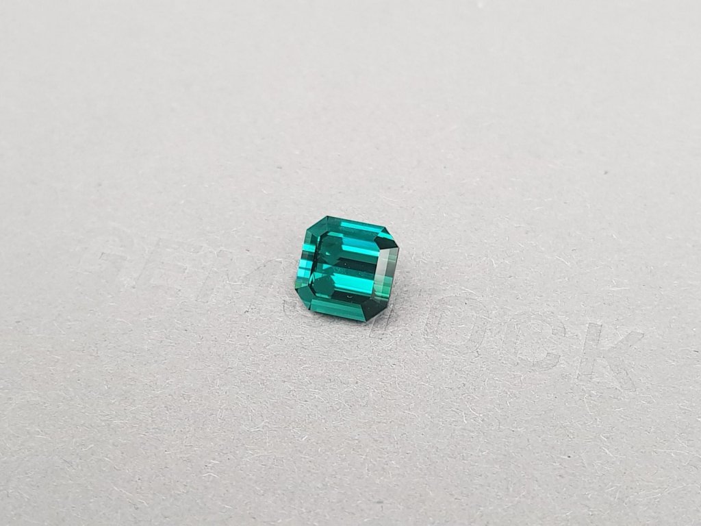 Top blue color indicolite tourmaline in octagon cut 3.65 ct, Nigeria Image №3
