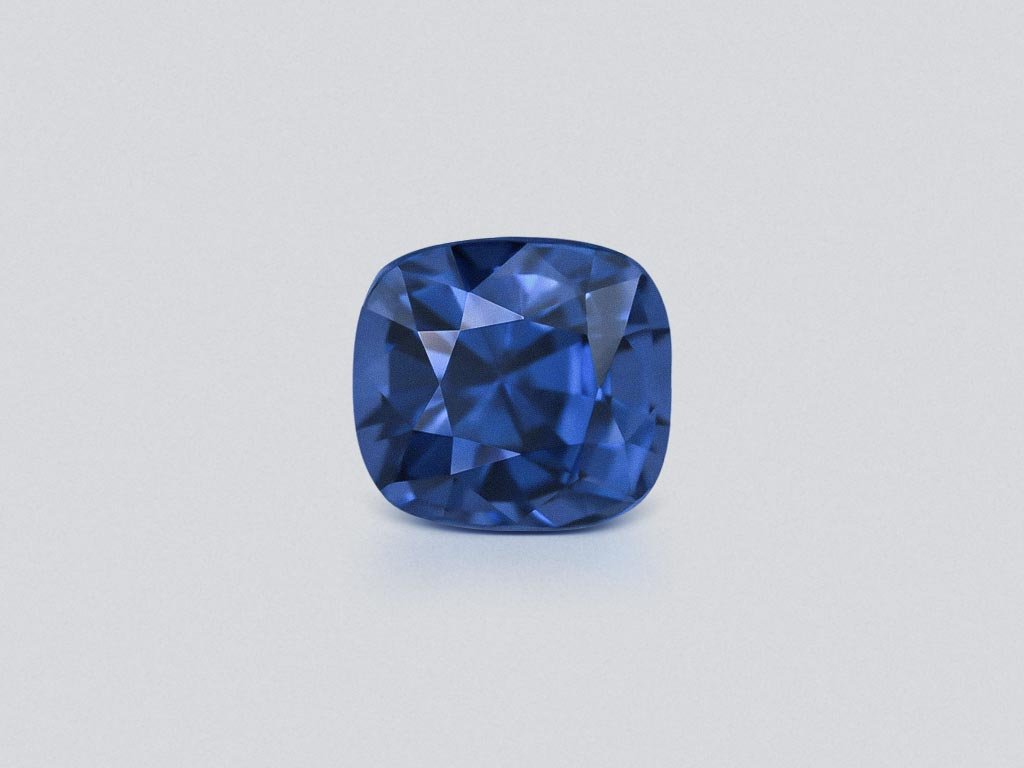 Rare cobalt blue spinel in cushion cut 2.03 carats, Tanzania Image №1