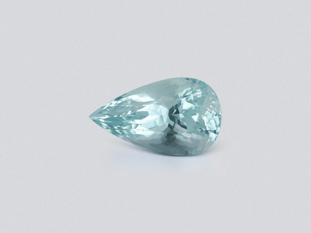 Aquamarine pear cut 12.16 carats, Madagascar Image №1