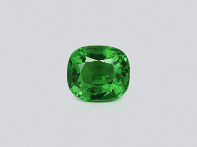 Garnet tsavorite Neon Green cushion cut 3.01carats, Tanzania photo