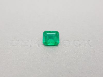 Colombian Vivid Green emerald octagon shape 3.42 ct photo