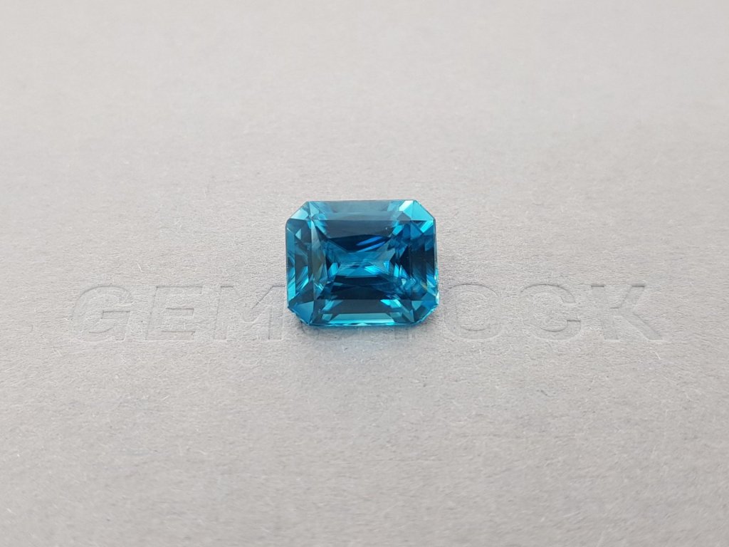 Neon blue radiant cut zircon 10.83 ct Image №1