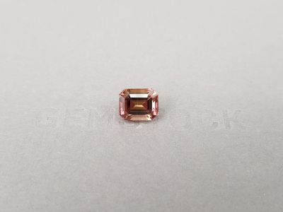 Octagon cut rubellite 3.51 carats, Africa photo