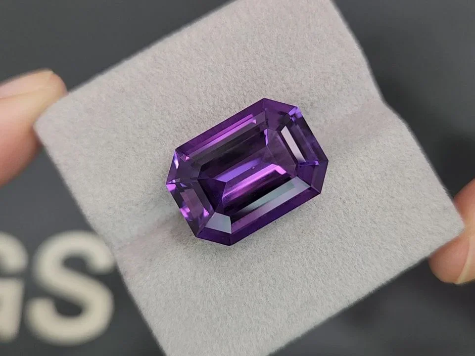 Octagon cut amethyst 15.60 carats  Image №4