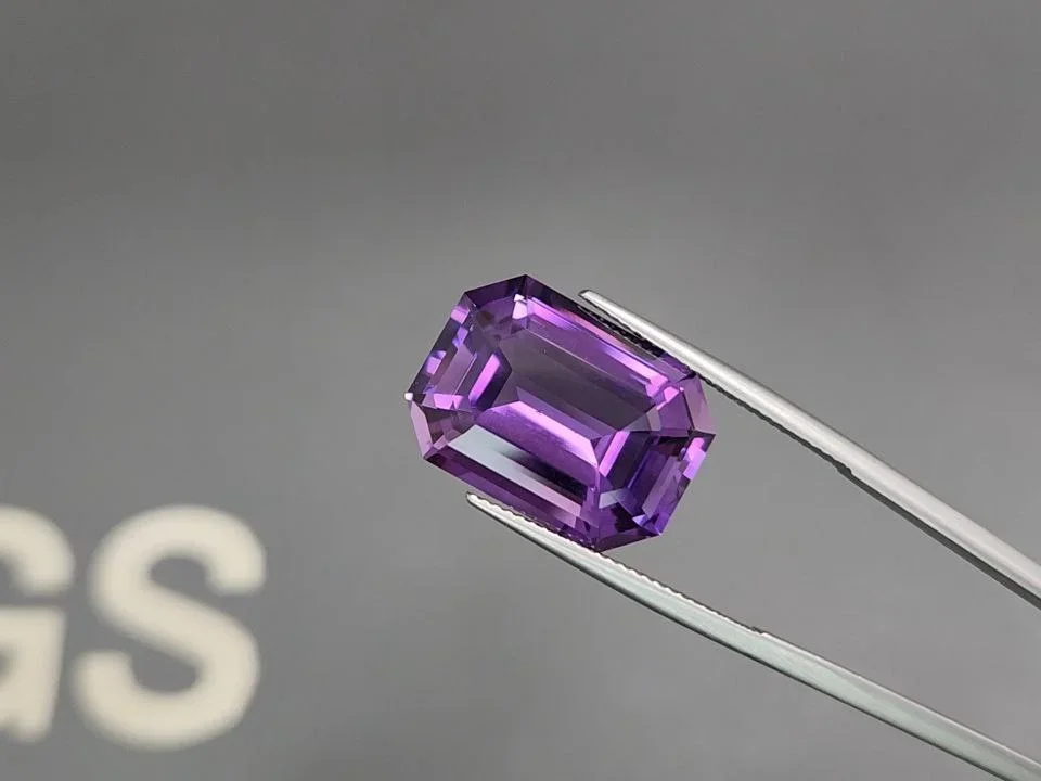 Octagon cut amethyst 15.60 carats  Image №3