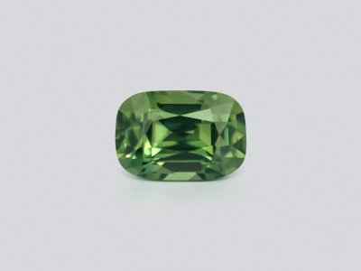Unheated green sapphire in cushion cut 1.22 carats, Sri Lanka photo