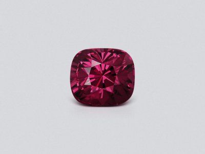Vibrant purple-pink spinel in cushion cut 4.03 carats, Tanzania photo