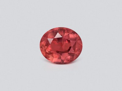 Unheated Padparadscha sapphire in oval cut 1.02 carats, Africa photo